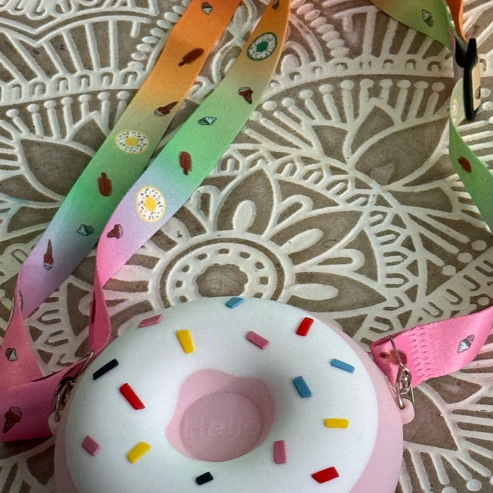 Colorful Donut-Shaped Bag